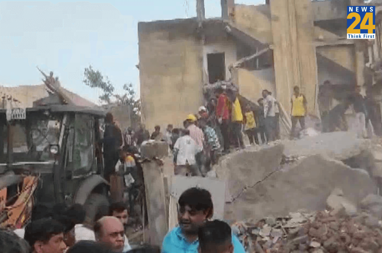 Gujarat Building Collapsed Three Killed Jamnagar, Gujarat building Collapsed, Sadhana Colony