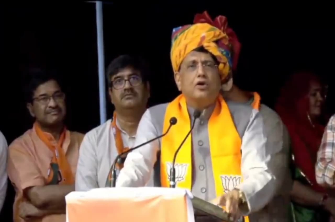Jaipur, Piyush Goyal Slams CM Ashok Gehlot Jaipur, Piyush Goyal Slams CM Ashok Gehlot