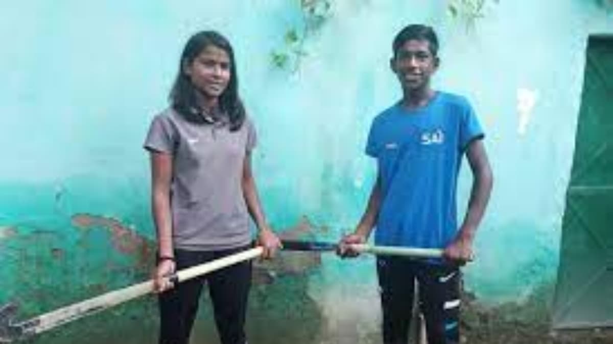 सड़क पर पिता बनाते हैं पंचर, एक कमरे का घर, परिवार के तीन बच्चों का हुआ हॉकी के लिए चयन