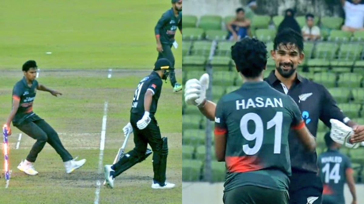 BAN vs NZ: Mankading के बाद लिटन दास ने जीता दिल, ईश सोढ़ी ने गेंदबाज को लगा लिया गले