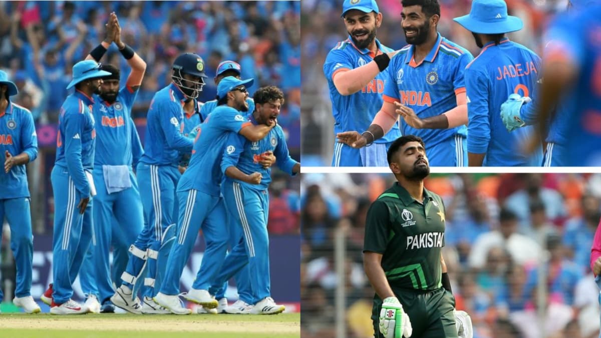 टीम इंडिया ने पाकिस्तान को हराकर Pakistan का ही रिकॉर्ड किया बराबर, वनडे वर्ल्ड कप में रच दिया इतिहास