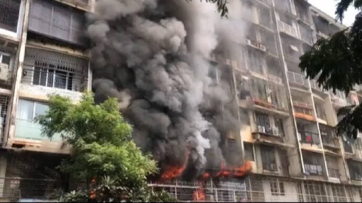 Mumbai Kandivali Bulding Fire Latest Updates Mumbai Kandivali Bulding Fire Latest Updates