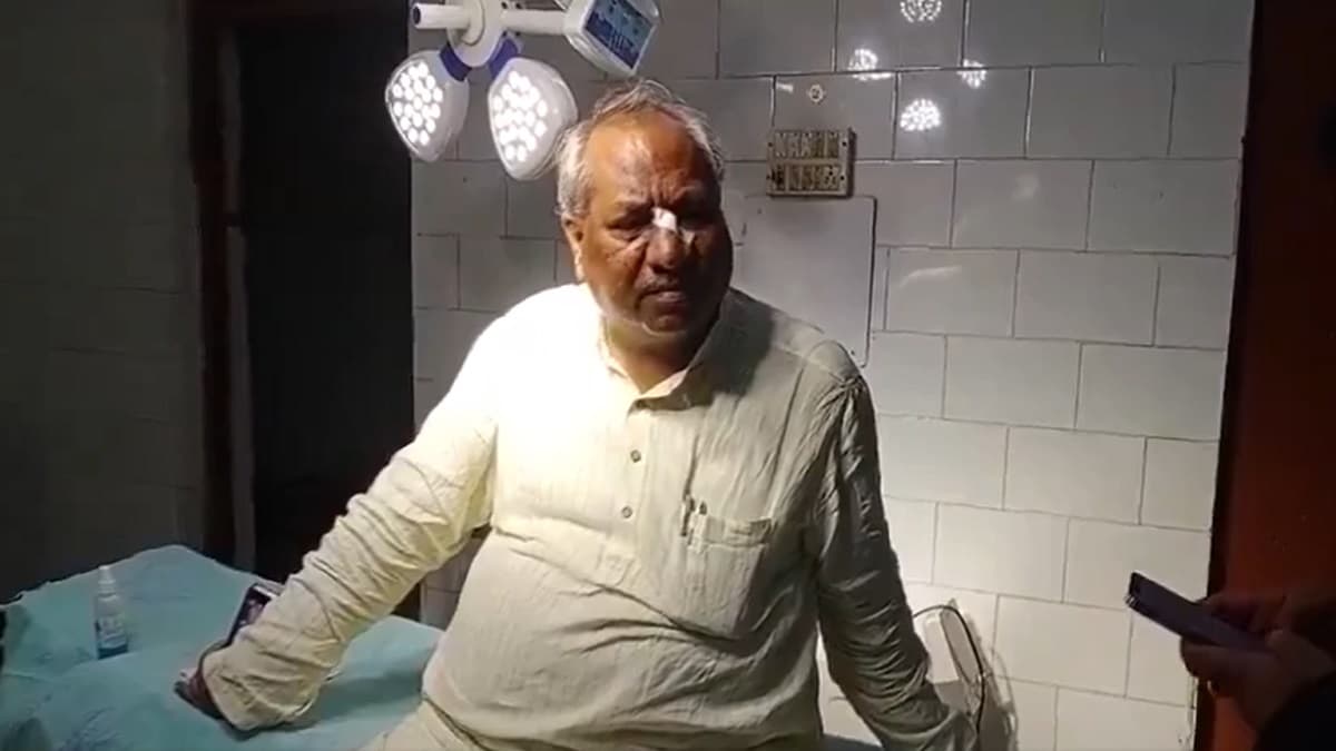 नाक से बहा खून, चश्मा टूटा...मुझे मारने की साजिश हुई; योगी आदित्यनाथ के मंत्री निषाद पर हमले का Video Viral