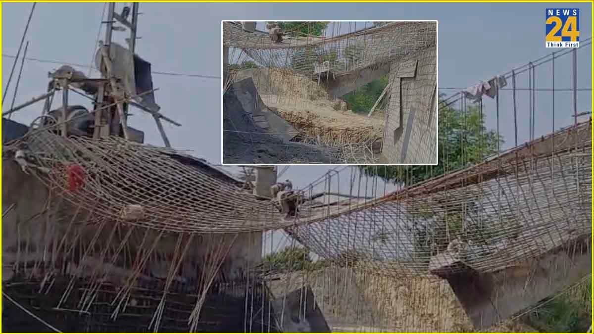 बिहार में 1.5 करोड़ का पुल ढहा, निर्माण पूरा होने से पहले ध्वस्त, 7 दिन में लगातार तीसरा हादसा