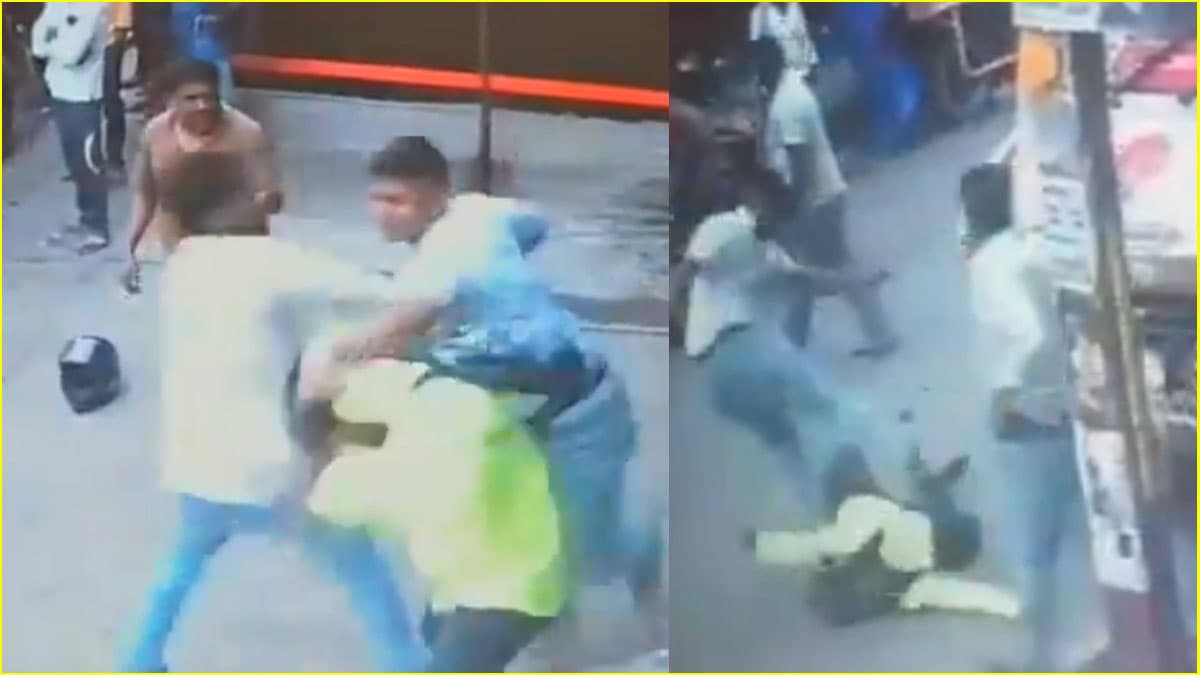 वायुसेना अधिकारी ने लात घूंसे से मारा... की झूठी शिकायत, बाइक सवार संग मारपीट का वीडियो वायरल
