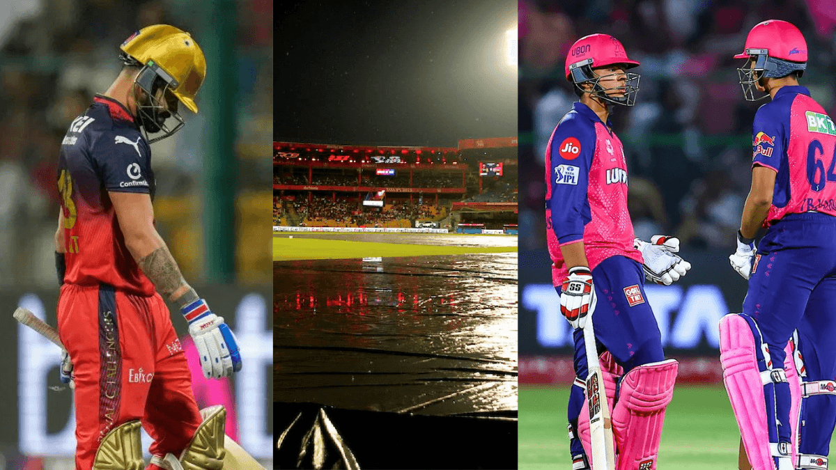 RCB vs RR: क्या फिर बेंगलुरु में बारिश बिगाड़ेगी खेल? जानिए क्या कहता है मौसम का मिजाज