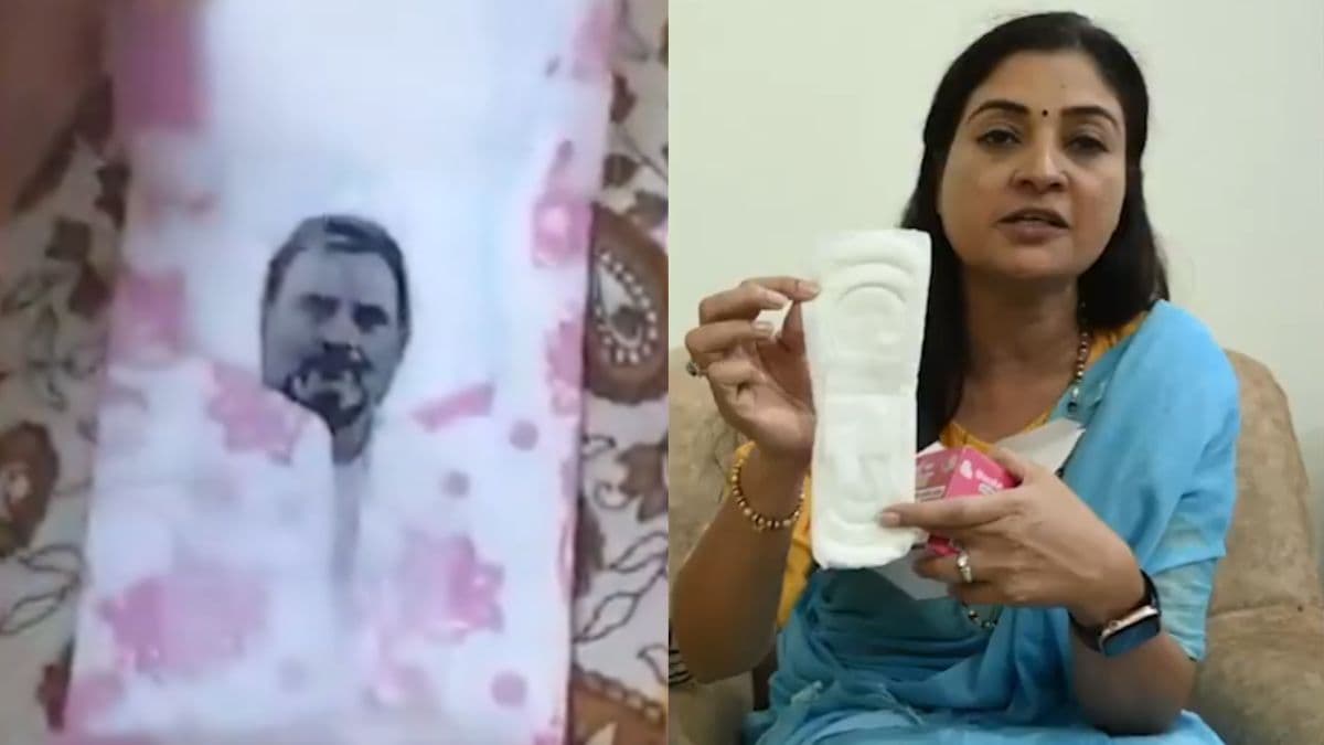 क्या कांग्रेस द्वारा बांटे जा रहे सेनेटरी पैड पर है राहुल गांधी की तस्वीर? कांग्रेस ने खुद बताई सच्चाई