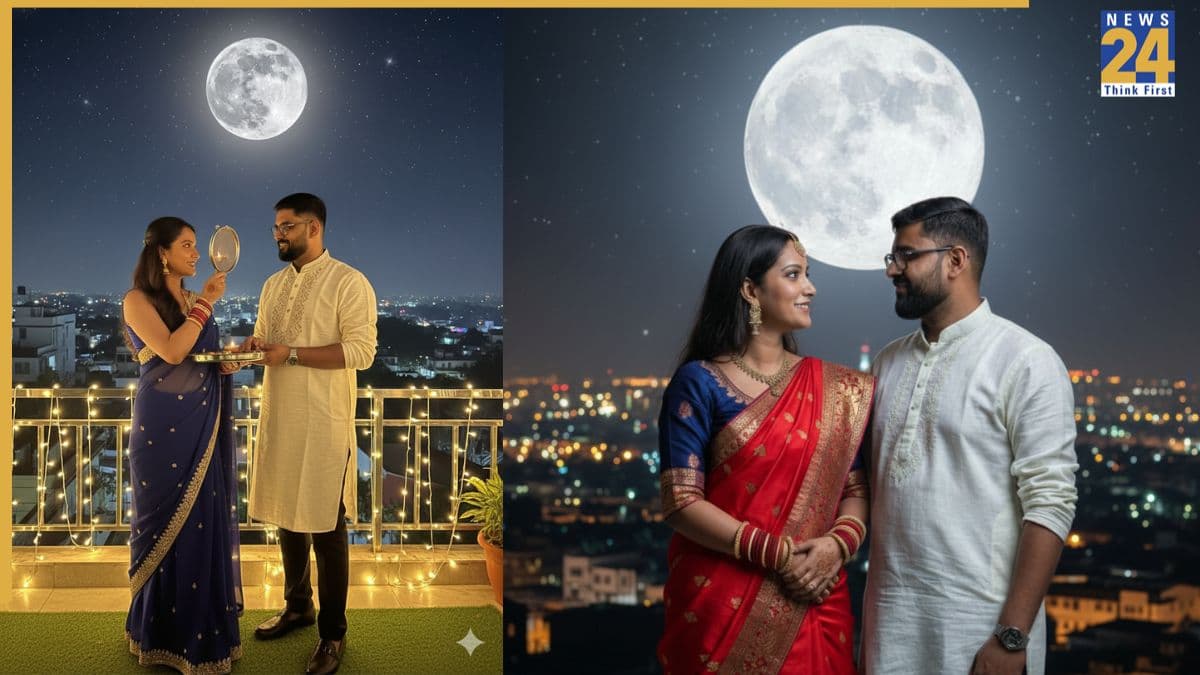 Karwa Chauth Prompt: पति-पत्नी और चांद नजर आएंगे एक ही फ्रेम में, AI से तुरंत क्रिएट करें करवा चौथ की शानदार इमेजेस