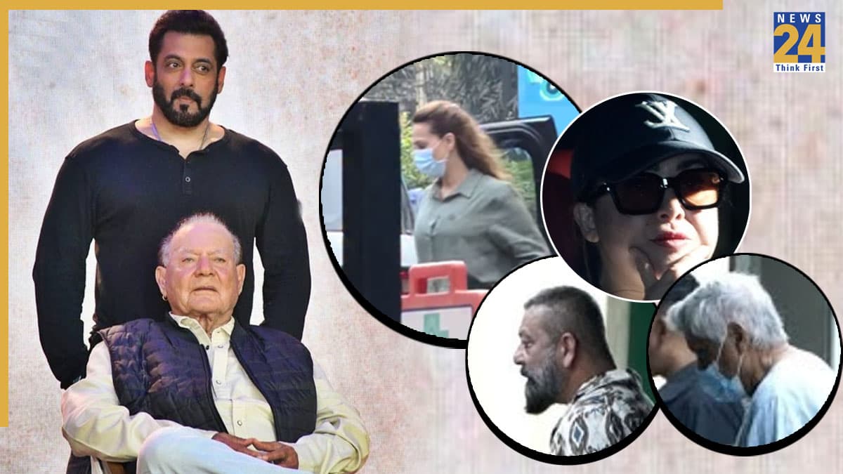 Salim Khan से अस्पताल मिलने पहुंचे संजय दत्त-जावेद अख्तर, मुश्किल समय में साथ खड़ा खान परिवार