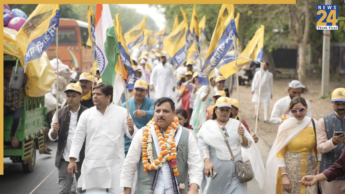 प्रदेश में बढ़ते सामाजिक भेदभाव को खत्म करने निकली आप की 'रोज़गार दो सामाजिक न्याय दो' पदयात्रा: संजय सिंह