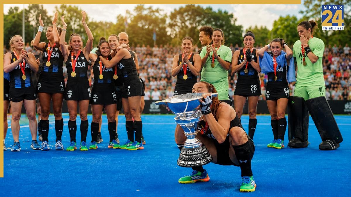 Arg vs Ned: महिला एफआईएच हॉकी वर्ल्ड कप 2026 की चैंपियन बनी अर्जेंटीना, नीदरलैंड का सपना टूटा