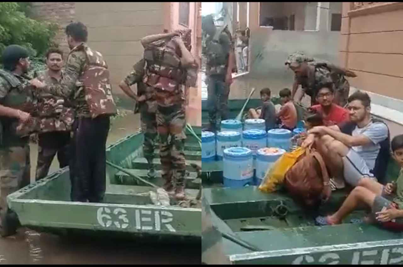 Rajasthan: जोधपुर में भारी बारिश से बाढ़ जैसे हालात, सेना ने संभाला मोर्चा