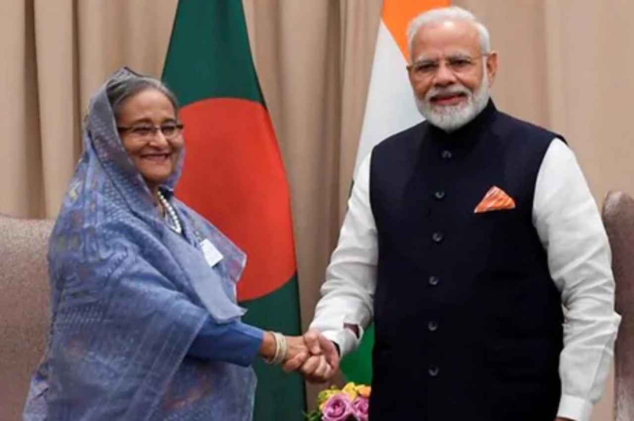 SHEIKH HASEENA AND PM MODI SHEIKH HASEENA AND PM MODI