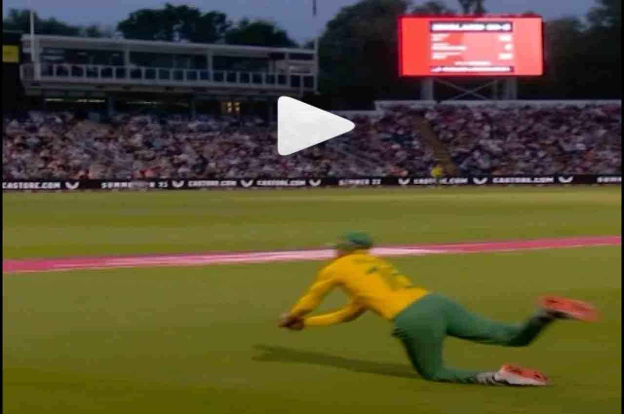 ENG vs SA: केशव महाराज ने लाॅन्ग ऑफ पर पकड़ा गजब कैच, देखें वीडिया