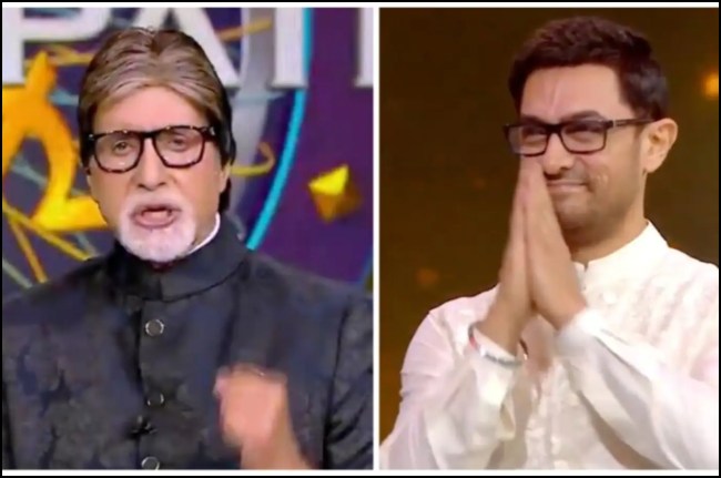 Amir Khan in KBC Amir Khan in KBC