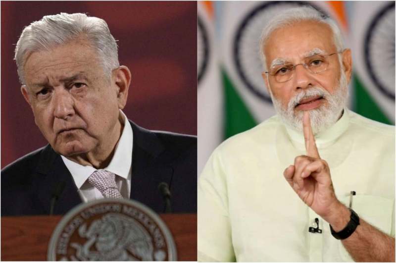 Andrés Manuel López Obrador and pm modi