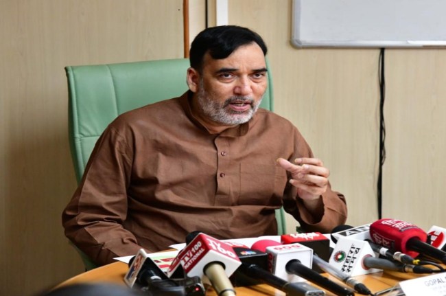 पर्यावरण मंत्री गोपाल राय