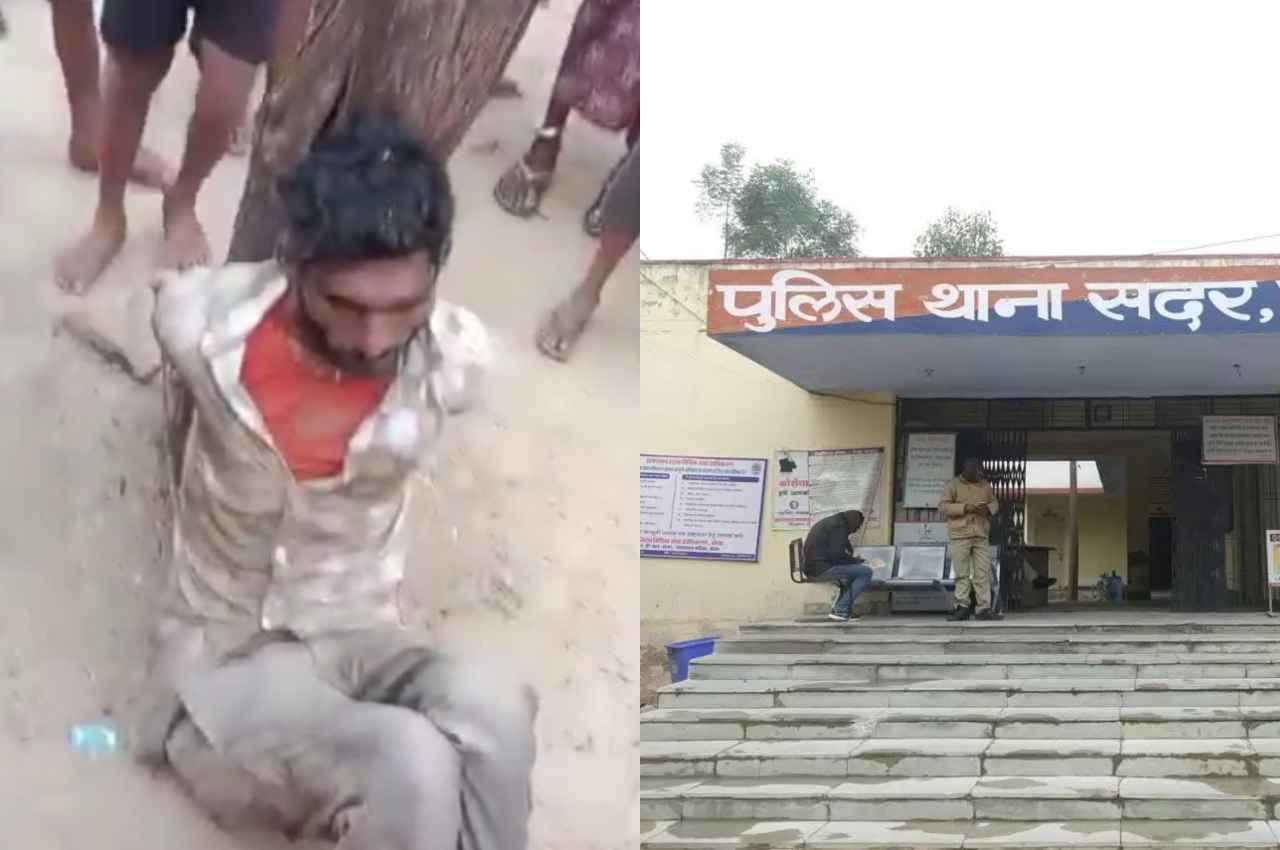 Man tied to a tree and beaten up in Dausa