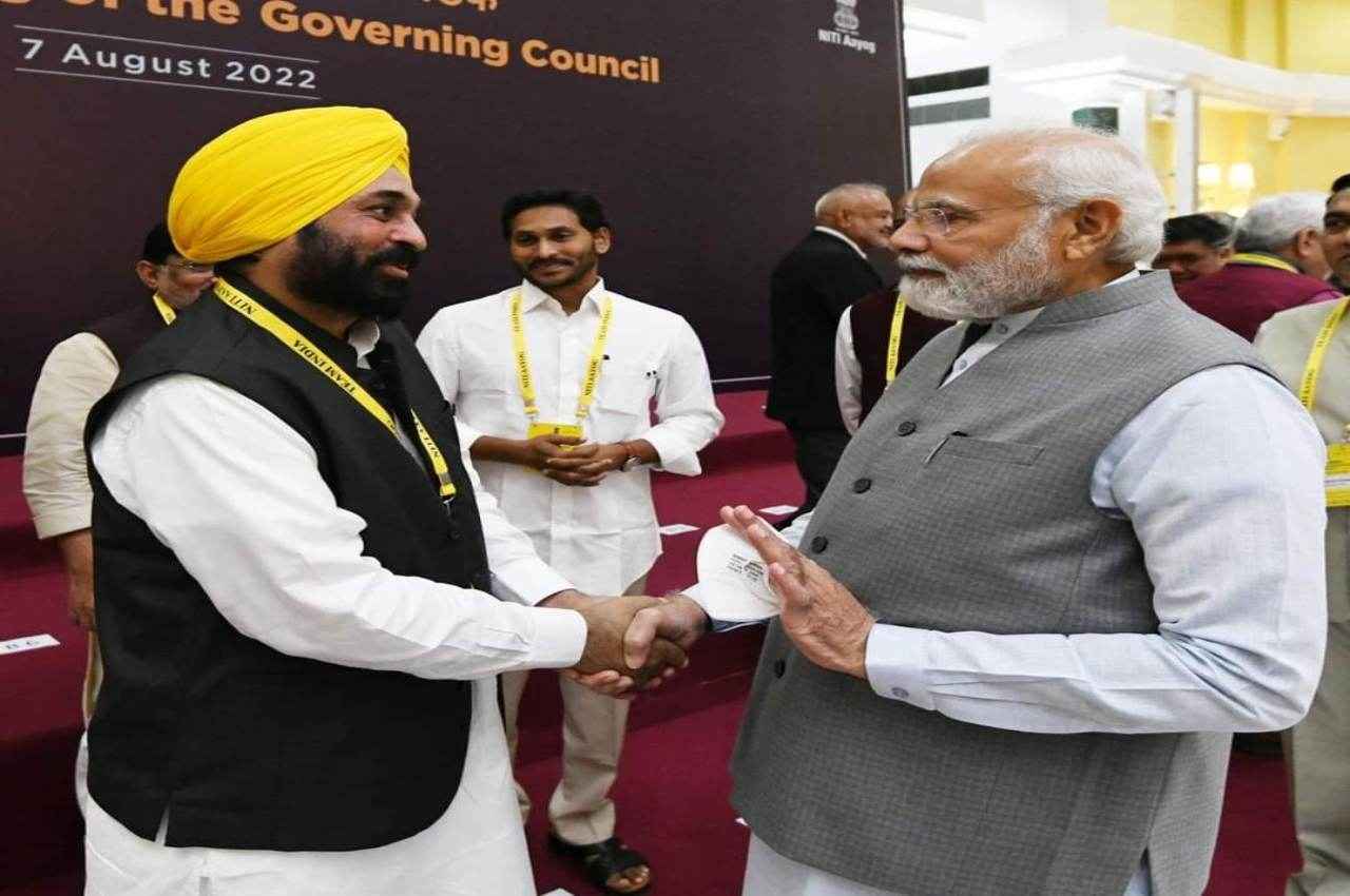 Punjab: नीति आयोग की मीटिंग में सीएम मान ने उठाए किसानी से जुड़े मसले, रखी ये मांग