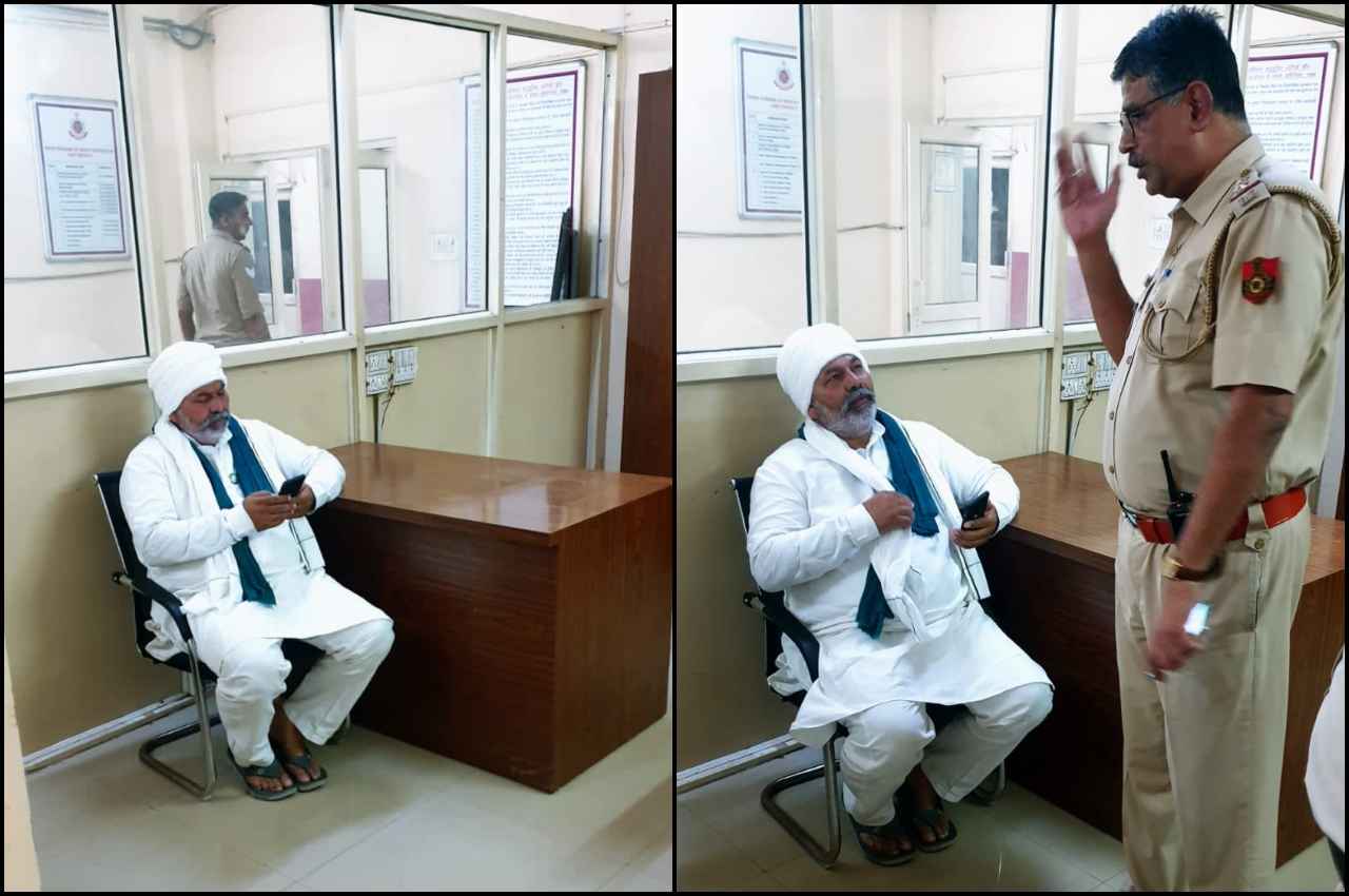 किसान नेता राकेश टिकैत को दिल्ली पुलिस ने हिरासत में लिया, जंतर-मंतर पर आंदोलन में भाग लेने जा रहे थे