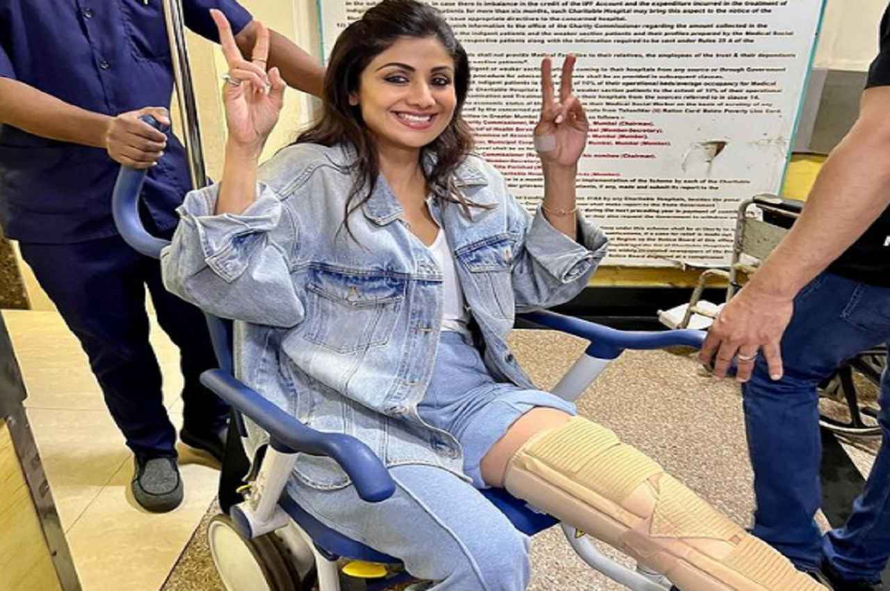 Shilpa Shetty के साथ शूटिंग सेट पर बड़ा हादसा, पैर फ्रैक्चर