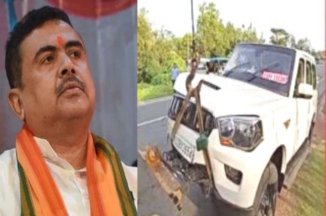 Suvendu Adhikari, Car Accident