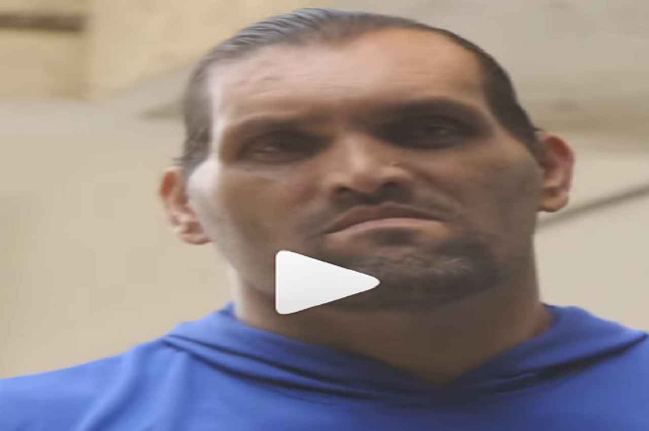The Great Khali, The Great Khali Video, The Great Khali Viral Video, The Great Khali Spotted Video, The Great Khali News, Entertainment, Trending,