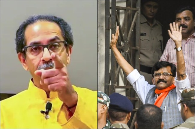 Uddhav Thackeray and Sanjay Raut