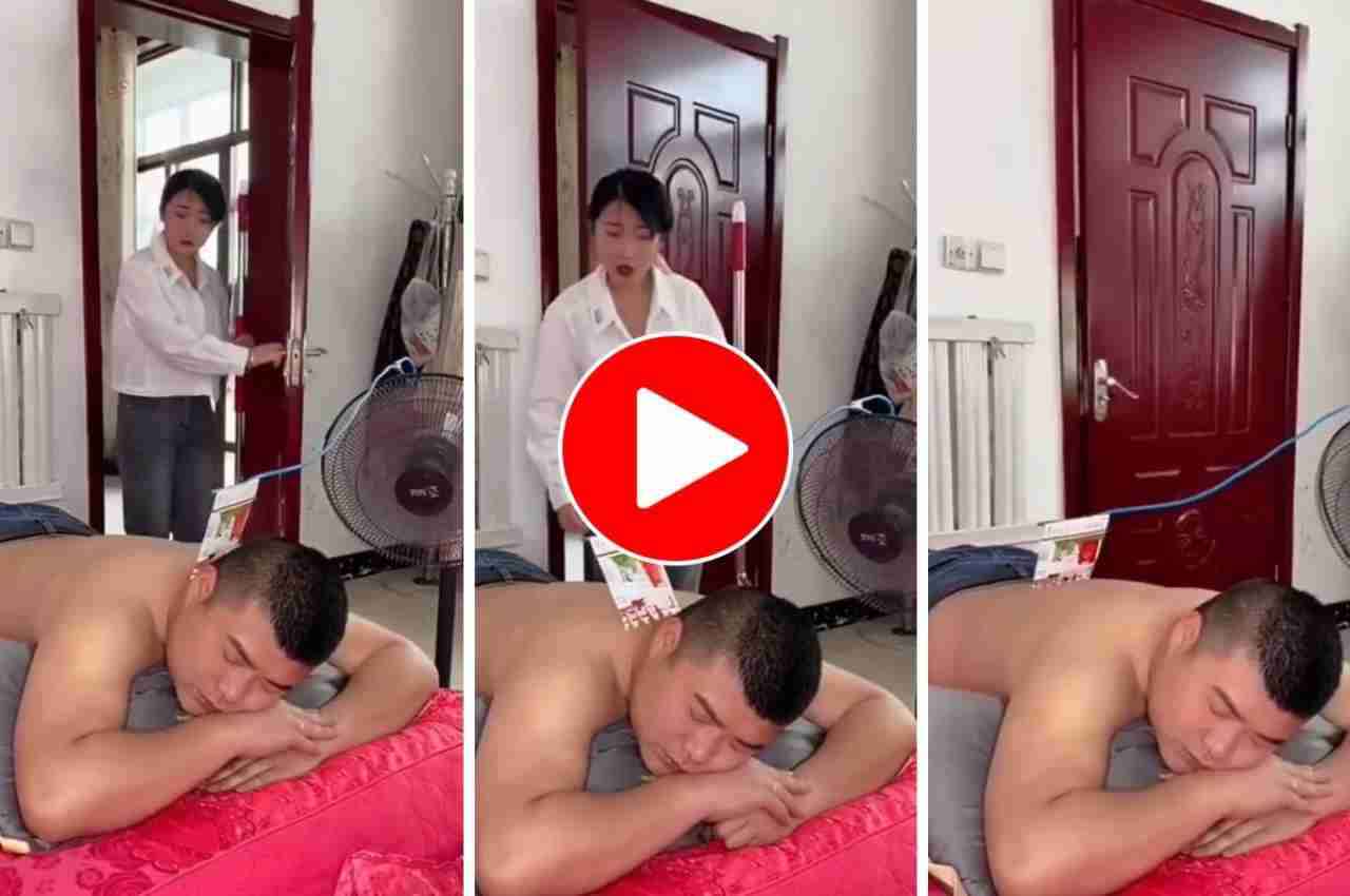 Viral Video: पीठ खुजाने के लिए शख्स ने निकाला देसी जुगाड़, देखकर पत्नी भी रह गई हैरान