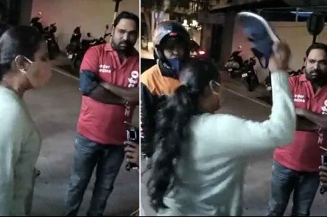 Video: महिला ने किसी दूसरे का ऑर्डर छीना, फिर Zomato डिलीवरी बॉय की जूतों से कर दी पिटाई