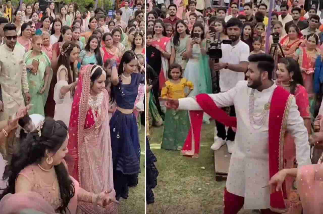 Viral Video: 'साजन जी घर आए' पर दूल्हे ने किया ऐसा जबरदस्त डांस, शर्म से लाल हो गई दुल्हनियां