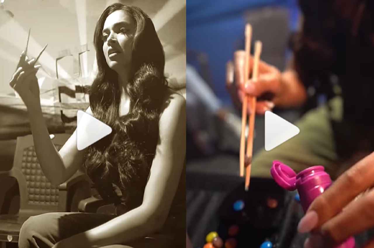 Deepika Padukone ने दिखाया अपना हिडेन टैलेंट, चॉपस्टिक से किया ये काम