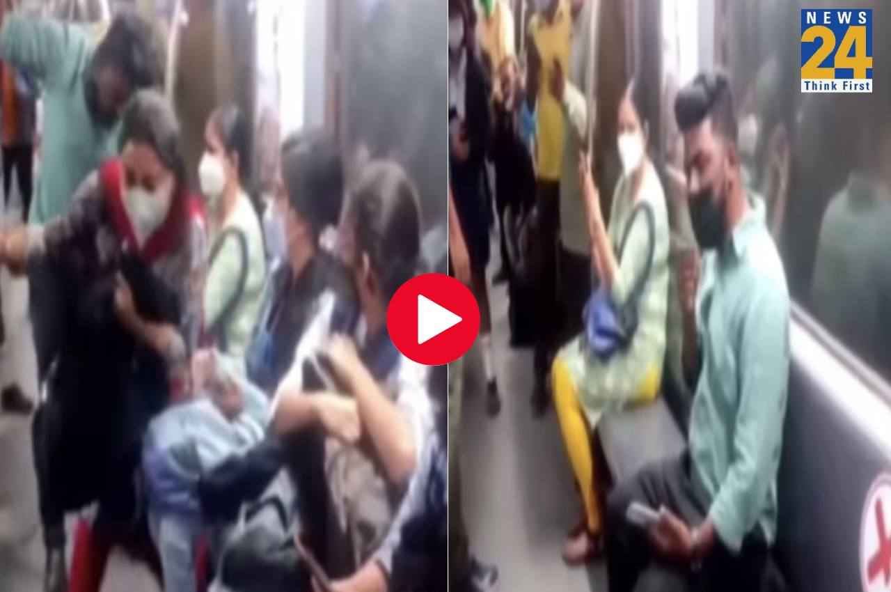 मेट्रो में शख्स ने सीट पाने के लिए किया गजब जुगाड़, एक बार में खाली हो गई 5 सीट