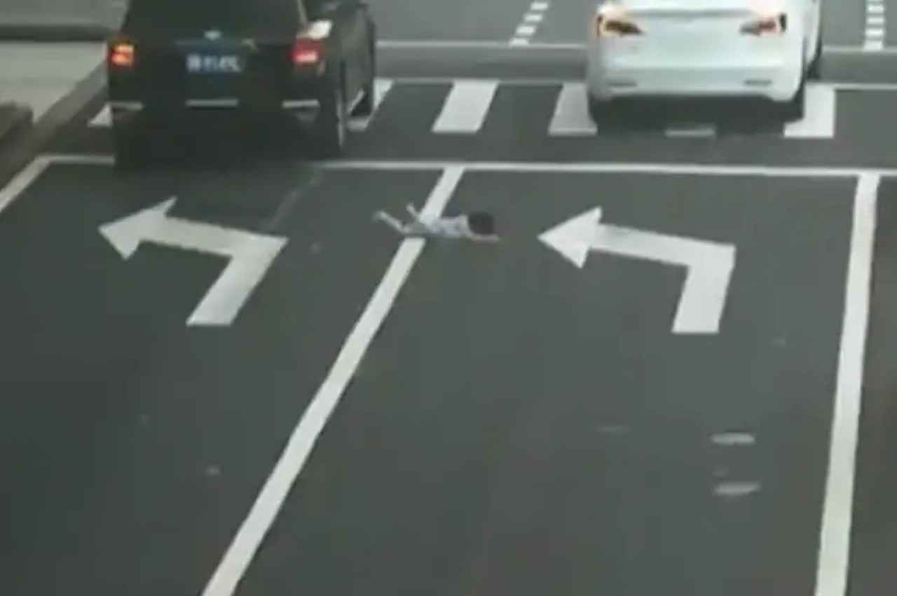 moving car