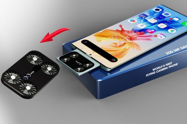 vivo 200mp drone camera phone, worlds first flying camera smartphone
