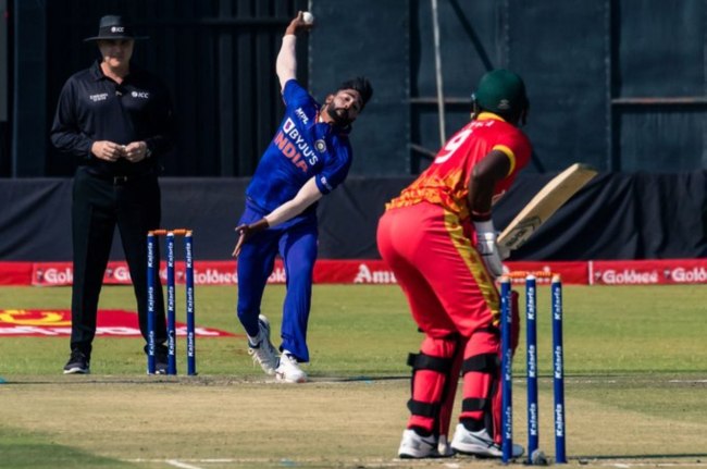 zim vs ind mohammed siraj