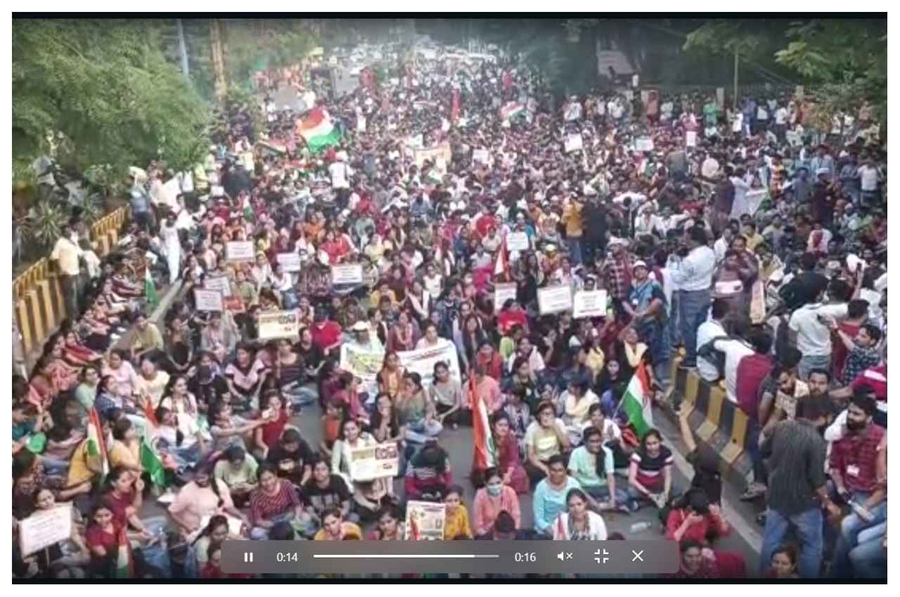 इंदौर प्रदर्शन