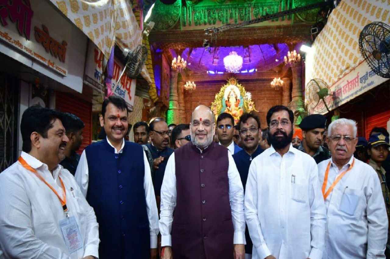 मुंबई दौरे के दौरान गृहमंत्री अमित शाह की सुरक्षा में चूक, कई घंटों तक शाह के आस-पास घूमता दिखा शख्स