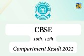 CBSE 10th 12th Compartment Result 2022