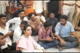 Congress MLA Divya Maderna's dharna in hospital