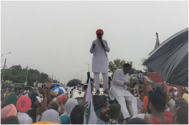 किसान आंदोलन की प्रतीकात्मक तस्वीर