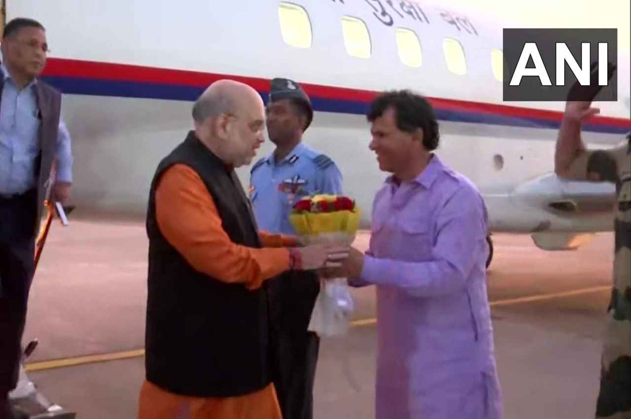 Home Minister Amit Shah reached Jaisalmer