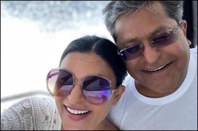 Lalit Modi and Sushmit Sen