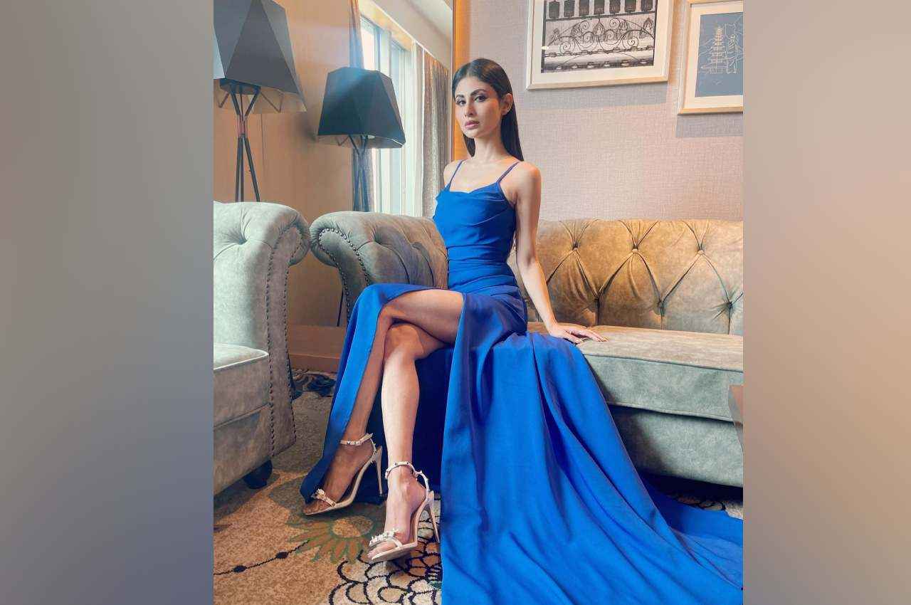 Mouni Roy: ब्लू स्लिट गाउन में मौनी रॉय ने दिए किलर पोज, फैंस की थमी सांसें
