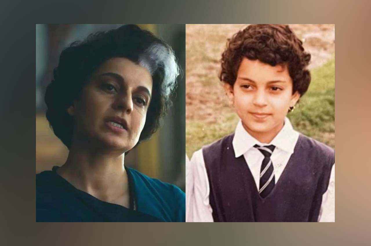 Emergency: Kangana Ranaut ने शेयर की बचपन की तस्वीर, कहा- 'शुरू से ही इंदिरा गांधी जैसी दिखती थी'