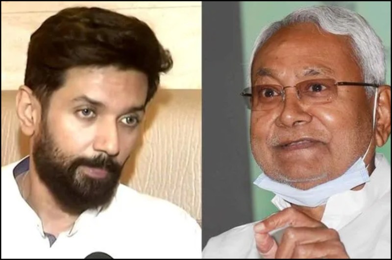 Nitish Kumar and Chirag Paswan