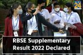 RBSE 10th 12th Supplementary Result 2022