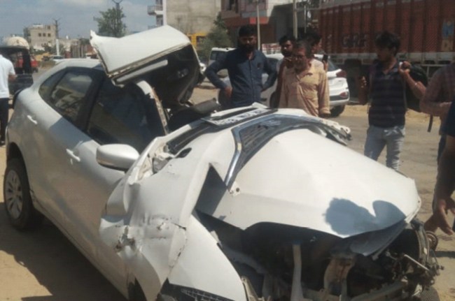 Road Accident in Sikar Road Accident in Sikar