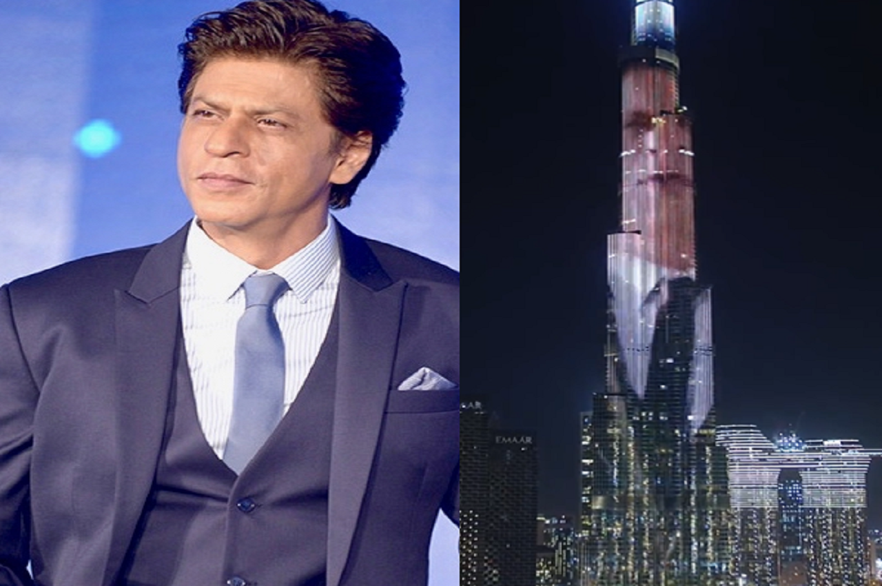 बुर्ज खलीफा पर फिर चमके Shah Rukh Khan, वीडियो हो रहा वायरल