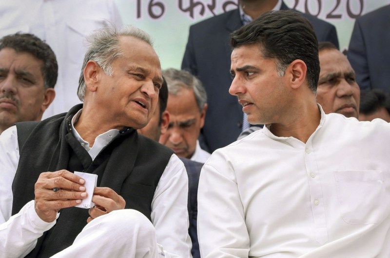 Sachin Pilot and Ashok Gehlot